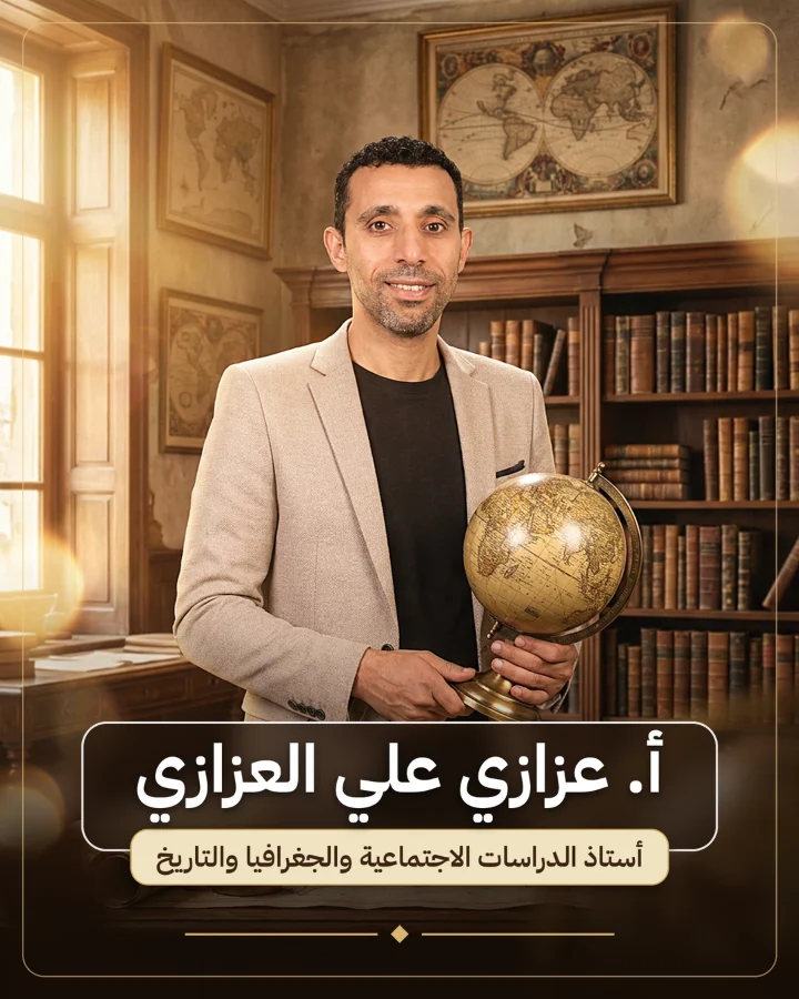 الأستاذ عزازي علي العزازي - أستاذ الدراسات الاجتماعية والجغرافيا والتاريخ